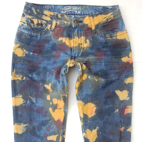 New ROBIN'S JEAN Straight Multi-Color Jeans - Picture 3 of 8